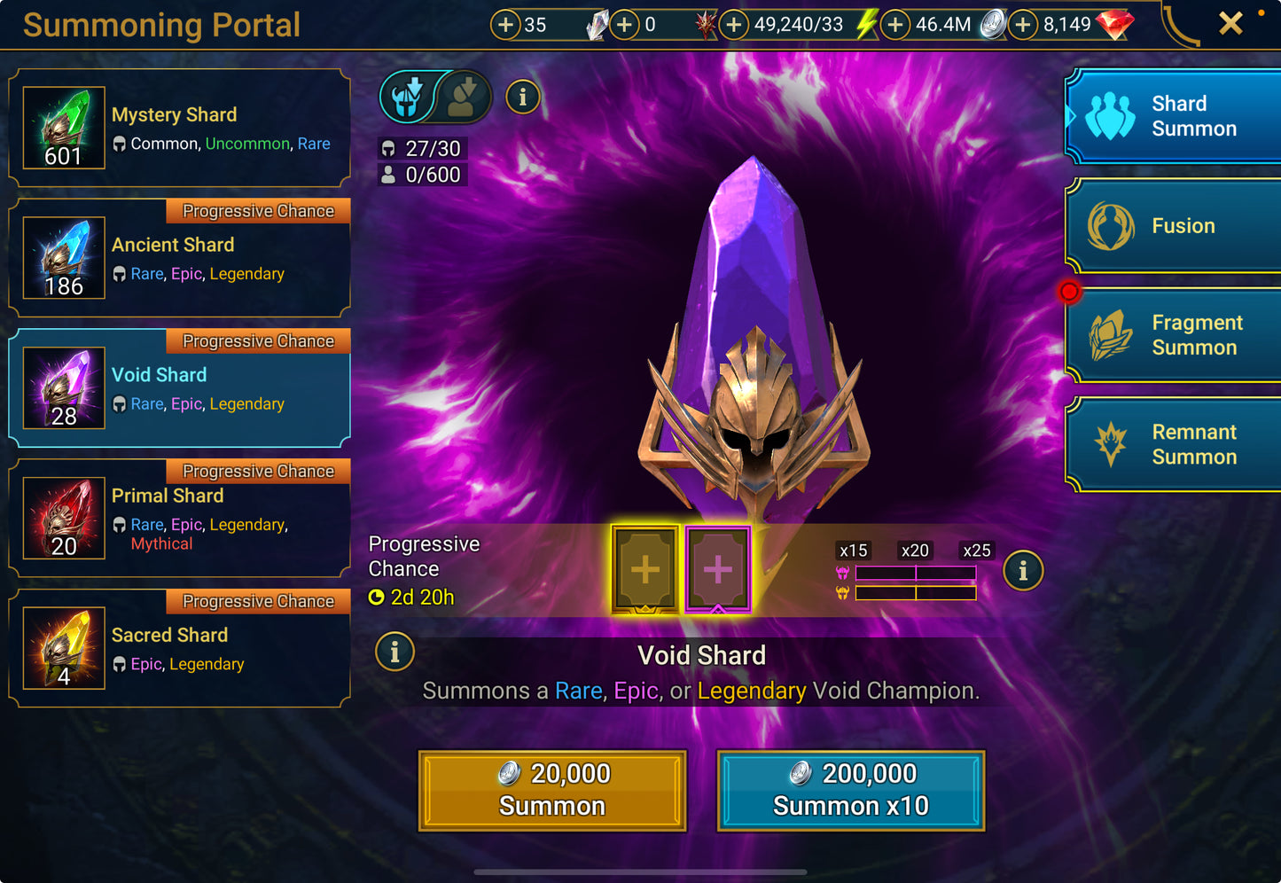 Raid Shadow Legends Starter Account v1