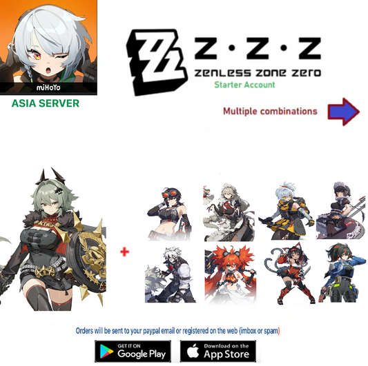 (Asia Server)  Caesar King - Zenless Zone Zero Starter Account