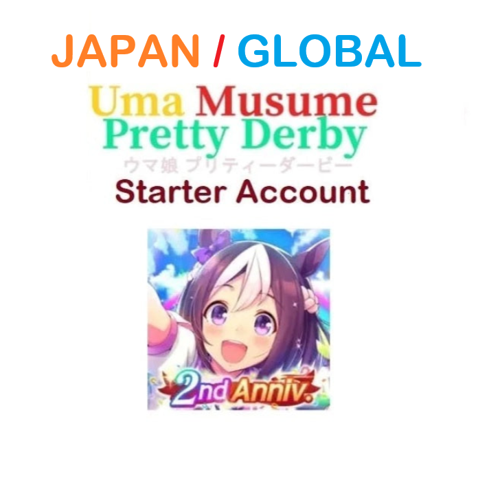 (JAPAN /GLOBAL Server) Uma Musume Pretty Derby Custom Starter Reroll Account