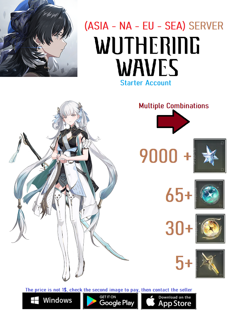 NA-EU-SA-SEA Server) Jinhsi + Multiple Combinations - Wuthering 