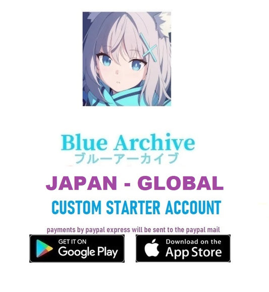 ⭐GLOBAL-JAPAN SERVER⭐Custom Account⭐ Blue Archive Starter Reroll