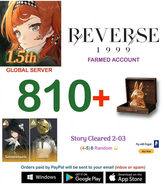[GLOBAL SERVER][INSTANT DELIVERY]  ?? Unilog   Reverse: 1999  Farmed Account v1