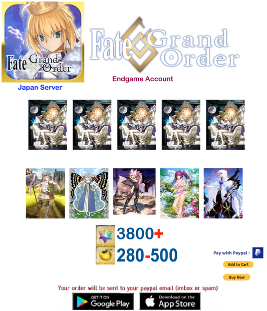 ⭐[JAPAN SERVER]  Fate Grand Order FGO  Endgame  v19