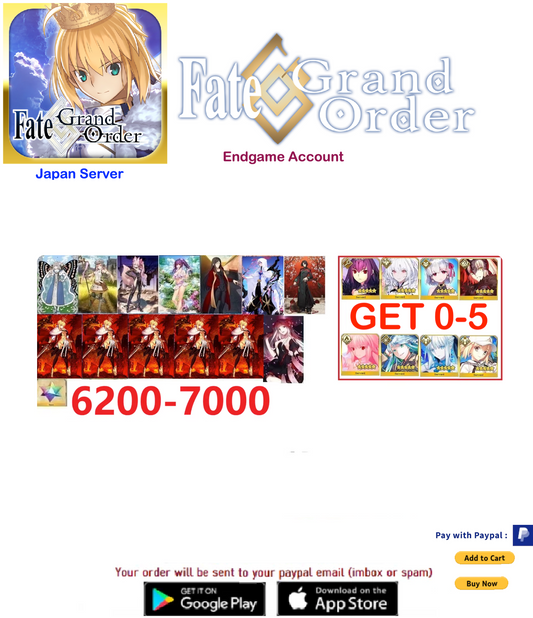⭐[JP Server] custom  + 6200 SQ LL Fate Grand Order FGO  Endgame  v17