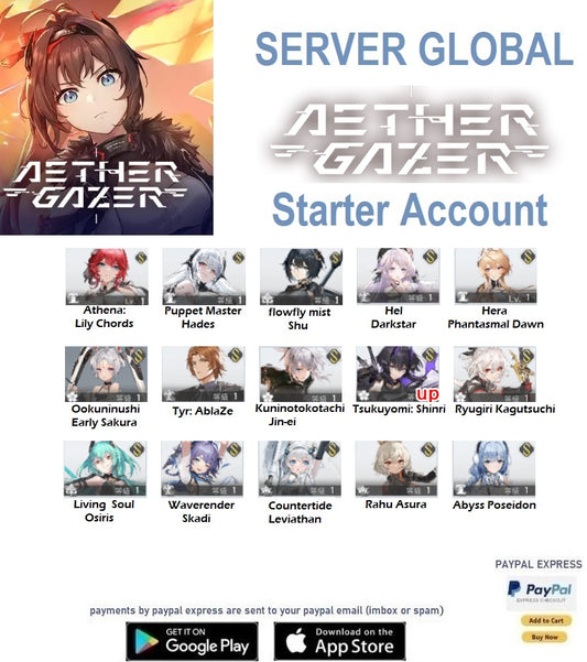 [Global Server]Aether Gazer  S-Grade Multiple combinations!   Starter Account