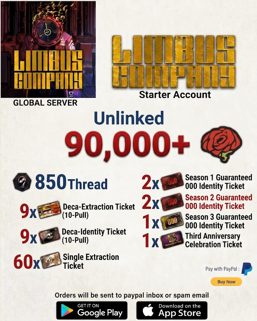 (Global Server) ?? Limbus Company Starter Account