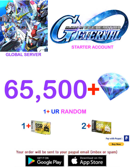 [Global Server/INSTANT DELIVERY]  Gundam G Generation ETERNAL Fresh Starter Account