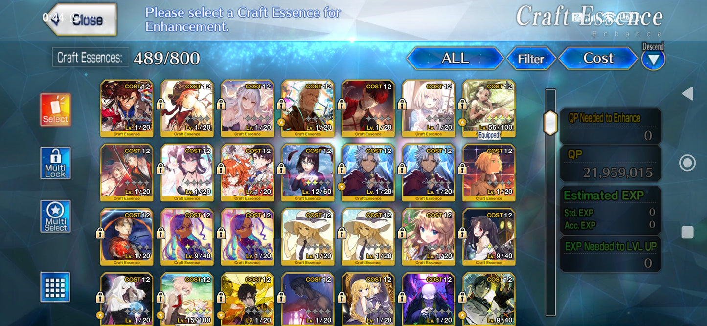 [NA SERVER]  Fate/Grand Order NA FGO 22ssr with np Endgame