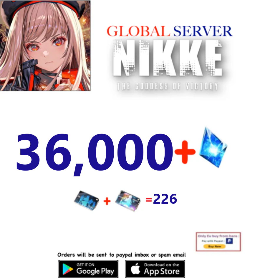 [GLOBAL Server] Fresh Starter Account 36,000+ Gems GODDESS OF VICTORY: NIKKE Starter Reroll Account