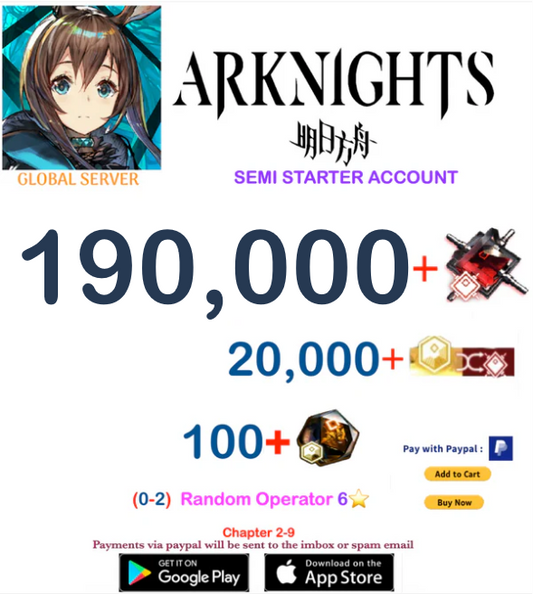 [Global Server] Arknights Farmed Account v2
