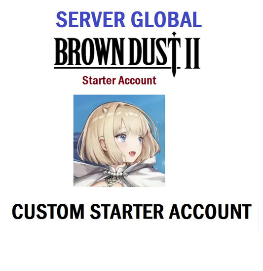 (Global Server)  Brown Dust 2   Custom  Reroll Starter Account