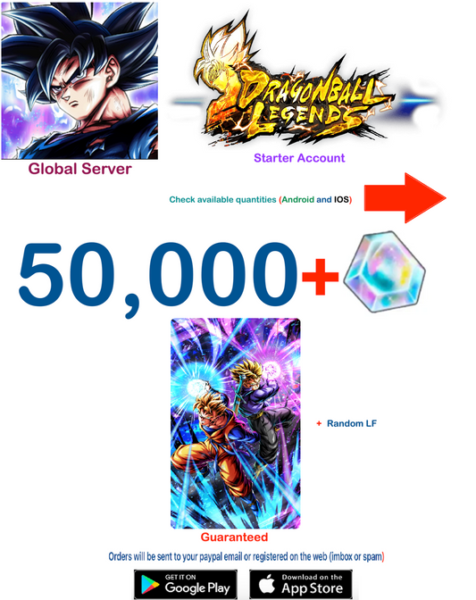(Global Server)(Android-IOS VERSION)  Super Saiyan trunks(Teen) & Gohan  Dragon Ball Legends Farmed Account