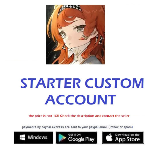 Reverse: 1999 Custom Starter Account