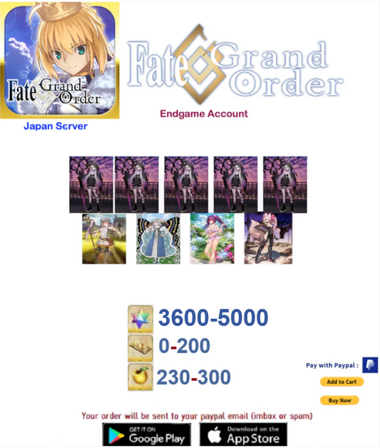 ⭐[JP Server] Lilith (berserker) + SQ Fate Grand Order FGO  Endgame  v13