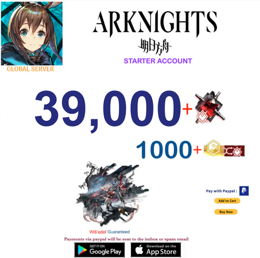 [Global Server] 39,000 +Orundum + Wiš'adel -    Arknights Starter Account