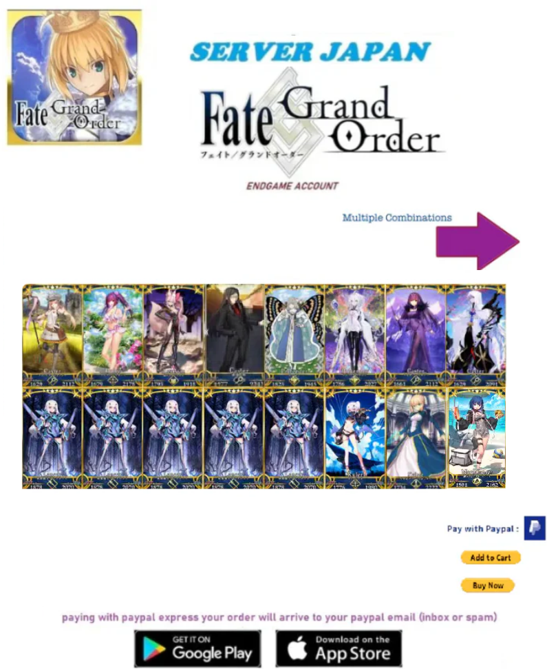 ⭐[JP Server] Melusine NP5 3000-6500 + SQ Fate Grand Order FGO Quartz Endgame Reroll Starter