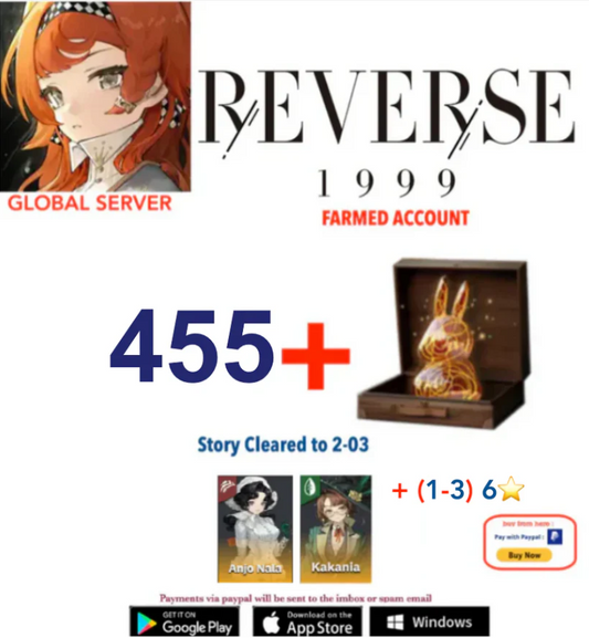 [GLOBAL SERVER][INSTANT DELIVERY] 455 Unilog + Kakania ⭐  Reverse 1999 Farmed Account