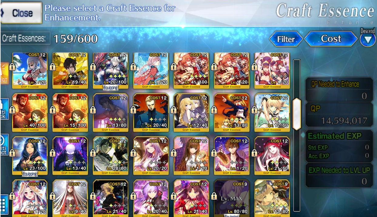 [NA SEVER]   31SSR Nero Draco Tiamat,Tonelico Fate Grand order  Endgam