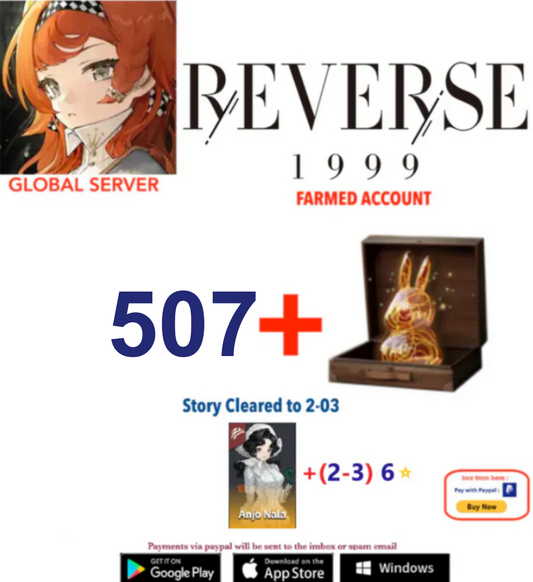 [GLOBAL SERVER][INSTANT DELIVERY] 507+ Unilog + Anjo Nala + (2-3) 6 ⭐  Reverse 1999 Farmed Account