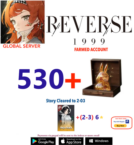 [GLOBAL SERVER][INSTANT DELIVERY] 530 Unilog + Anjo Nala + (2-3) 6 ⭐  Reverse 1999 Farmed Account