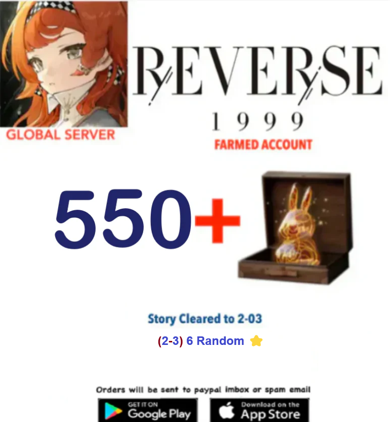 [GLOBAL SERVER][INSTANT DELIVERY]  550 Unilog   Reverse: 1999  Farmed Account