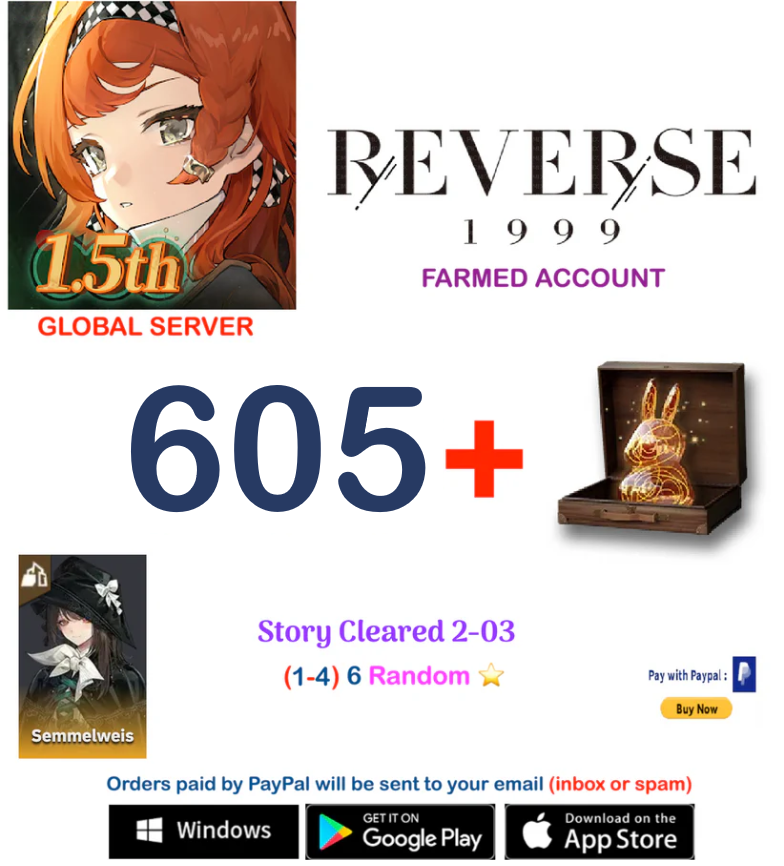 [GLOBAL SERVER][INSTANT DELIVERY]  ?? Unilog   Reverse: 1999  Farmed Account v1
