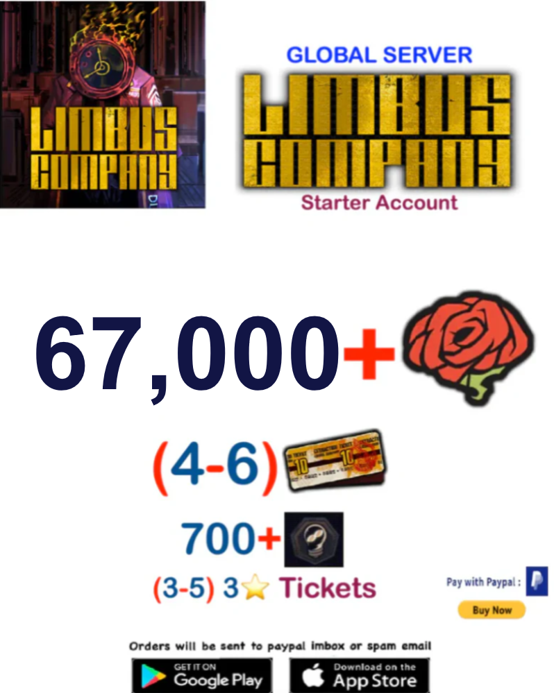 (Global Server)  67,000 + Limbus Company Starter Account