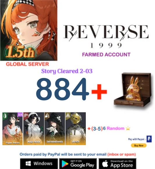 [GLOBAL SERVER][INSTANT DELIVERY] ?? Unilog + ⭐  Reverse 1999 Farmed Account