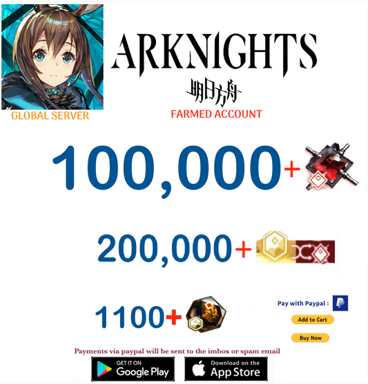 [Global Server] Arknights Farmed Account v2
