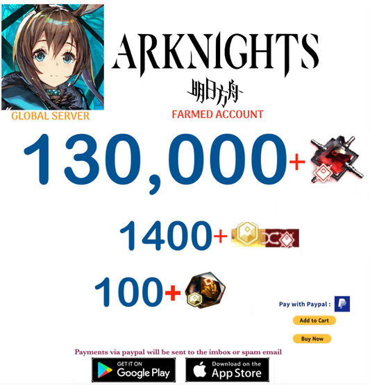 [Global Server] Arknights Farmed Account v2