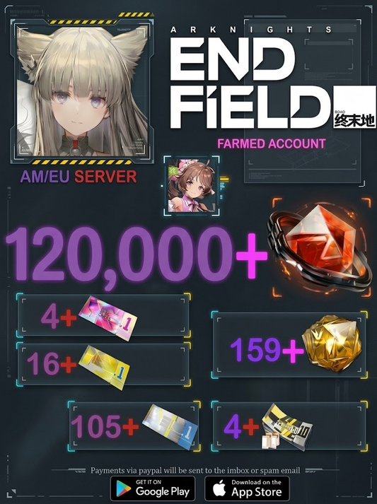 [NA/EU SERVER][INSTANT DELIVERY] ?? + Oroberyl  / Arknights: Endfield Farmed Account v3