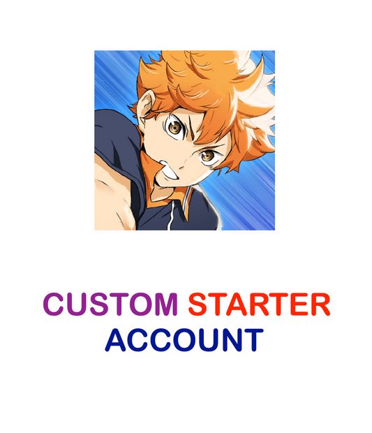 (All Servers)  HAIKYU!! TOUCH THE DREAM Custom Starter Account