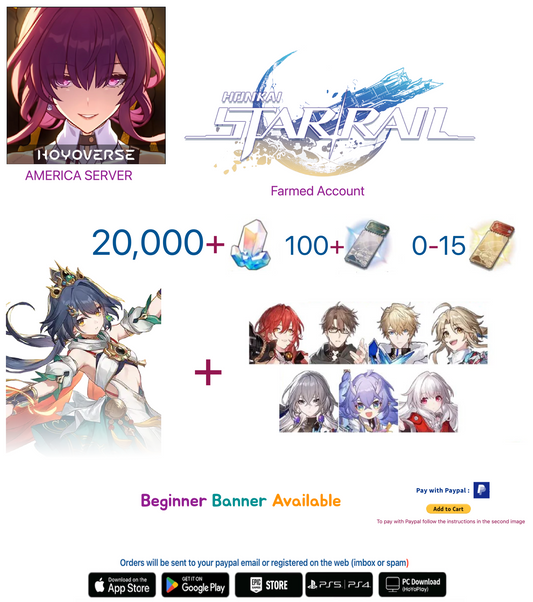 [America Server] Yunli+ Multiple Combinations Honkai  Reroll Account