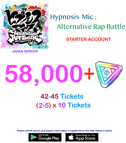 [JAPAN SERVER] Hypnosis Mic: Alternative Rap Battle Starter Account v1