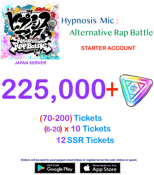 [JAPAN SERVER] Hypnosis Mic: Alternative Rap Battle Starter Account v3