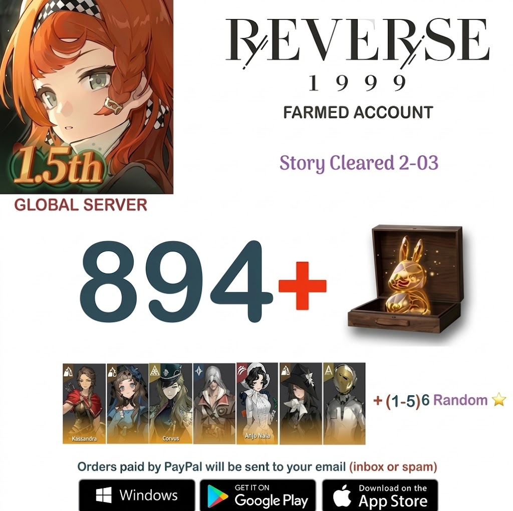 [GLOBAL SERVER][INSTANT DELIVERY] Unilog + 6-Star Reverse: 1999 Farmed Account
