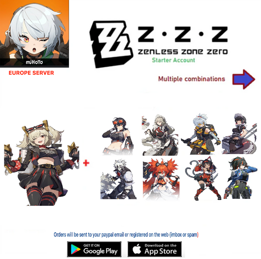 (Europe Server)  Burnice - Zenless Zone Zero Starter Account