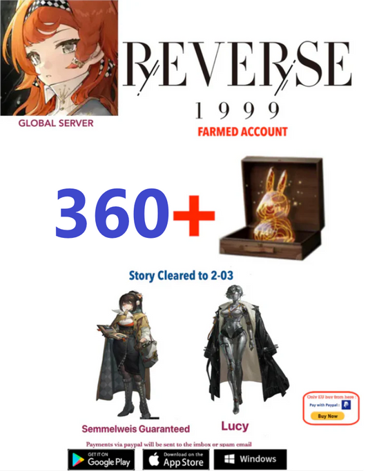 [GLOBAL SERVER][INSTANT DELIVERY]  358 Unilog +  Reverse: 1999  Farmed Account