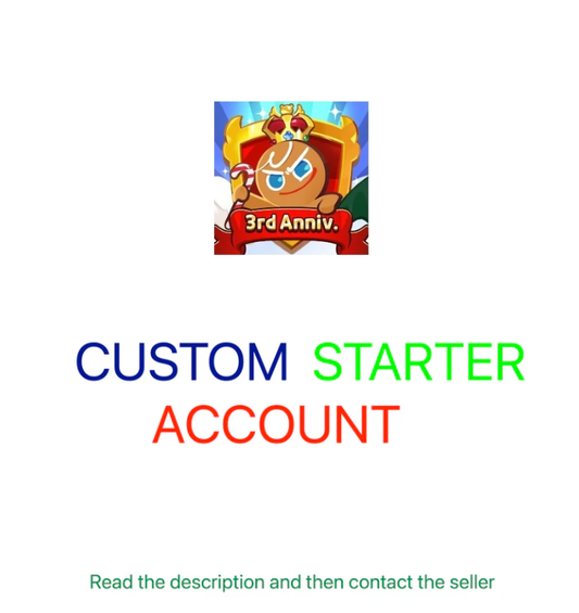 [All Server] Cookie Run: Kingdom Custom  Starter Account