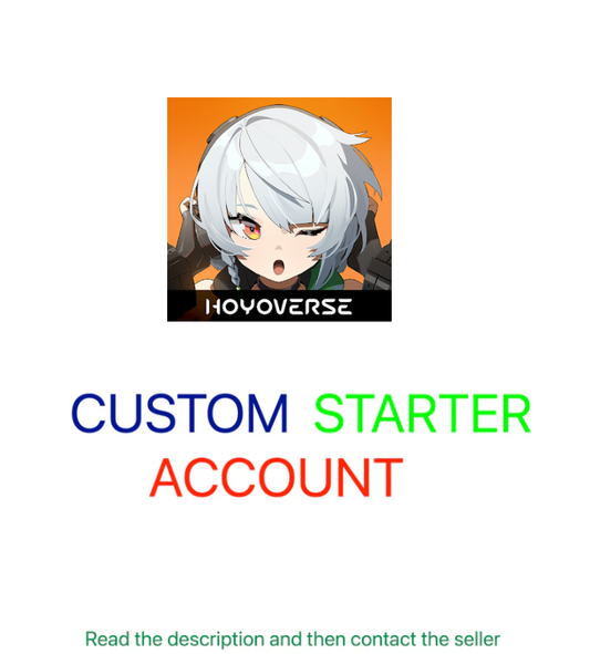 (All Servers)  Zenless Zone Zero  Custom Starter Account