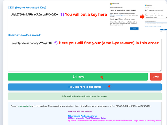 Unlock Hotmail - Outlook ! Buy 5 Keys for 1.5$