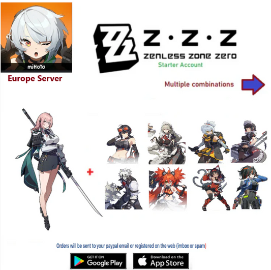 (Europe Server)  Tsukishiro Yanagi - Zenless Zone Zero Starter Account