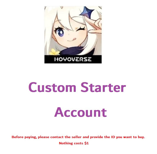 ⭐[ALL SERVERS]⭐ Custom Starter Account  Genshin Impact