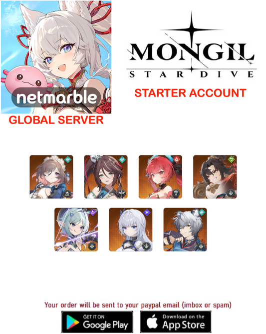 ⭐ GLOBAL SERVER⭐  Mongil Star Dive Starter Account