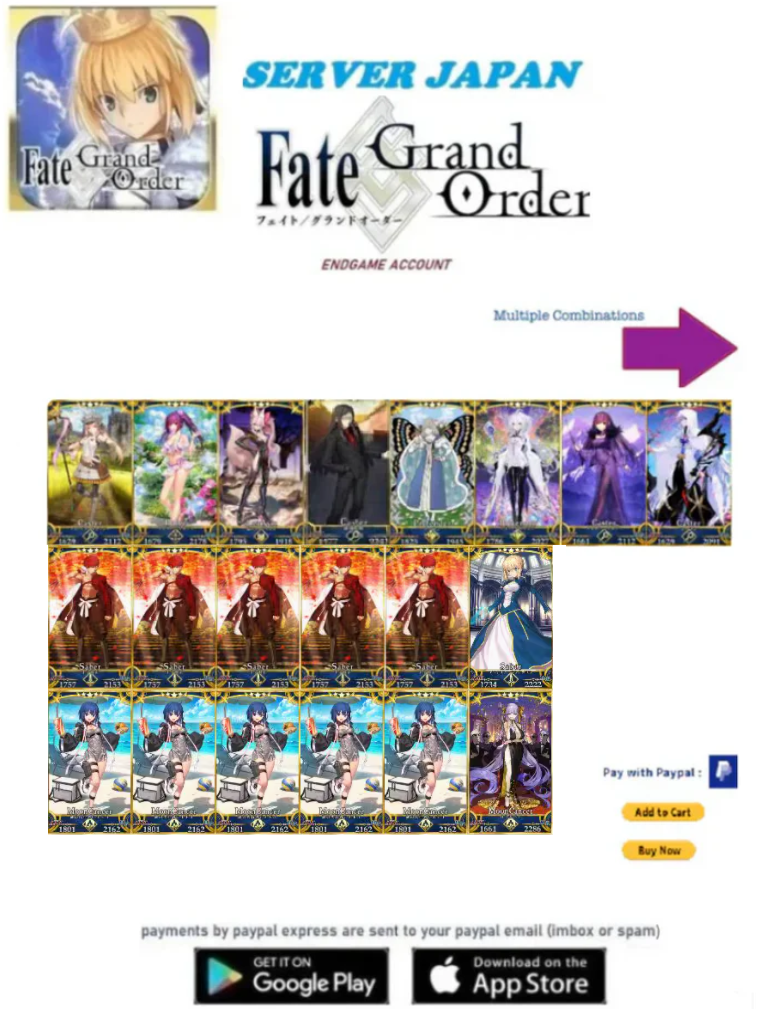 [JP Server] Muramasa Ciel 1500-5000 + SQ Fate Grand Order FGO Quartz Endgame