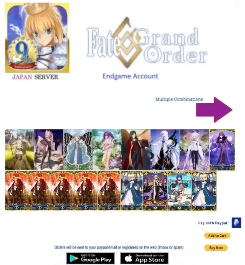 ⭐[JP Server] Muramasa 1000-4000 + SQ Fate Grand Order FGO Quartz Endgame Reroll Starter