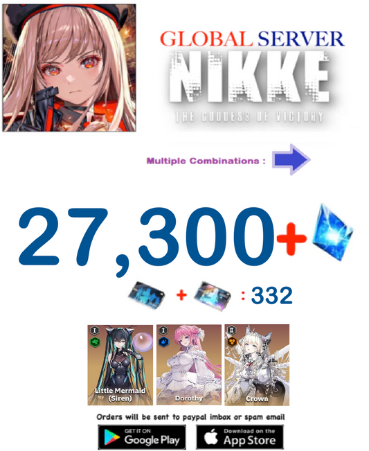[Global Server]  27,300+ Gems GODDESS OF VICTORY: NIKKE Semi Starter Account