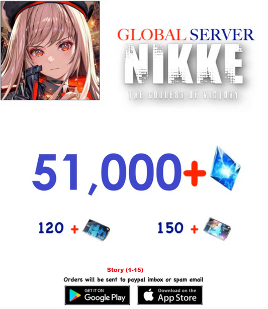 [Global Server] Fresh Starter Account 51,000+ Gems GODDESS OF VICTORY: NIKKE Starter Reroll Account