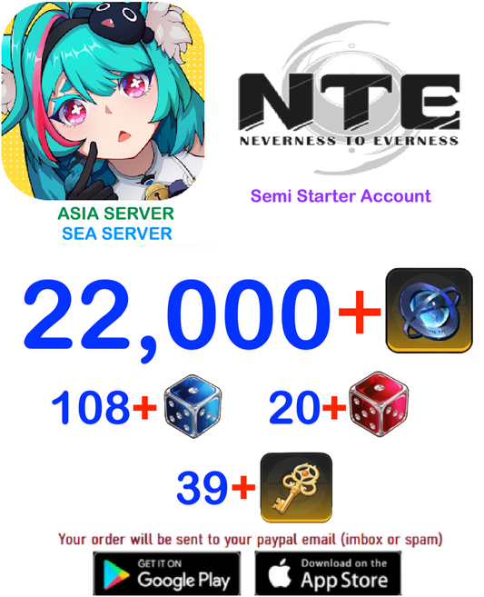 [Sea/Asia Server] ??+ Annulith  Neverness to Everness Starter Account v2