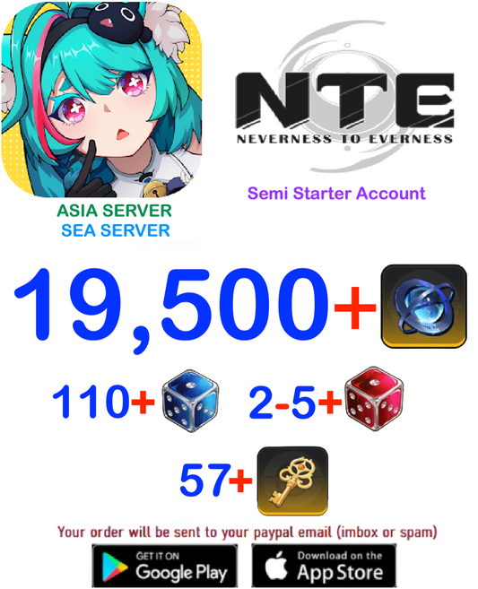 [Sea/Asia Server] ??+ Annulith  Neverness to Everness Starter Account v2